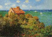 Fisherman's Cottage on the Cliffs, Claude Monet